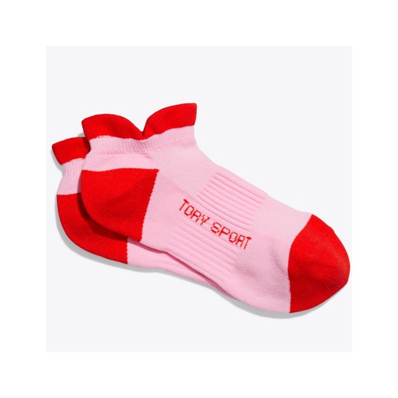 Tory Burch Accessories - 1 Pair TORY SPORT Pink Red Compression Socks NWT Tory Burch Accessories - 1 Pair TORY SPORT Pink Red Compression Socks NWT